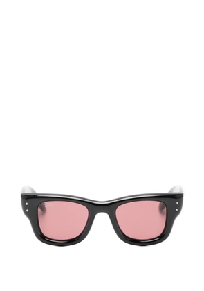 Ray-Ban Wayfarer Puffer crystal-logo sunglasses - Brown