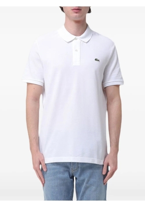 Lacoste logo-embroidered polo shirt - White
