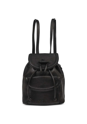 Saint Laurent Pre-Owned 1990-2000s leather backpack - Black