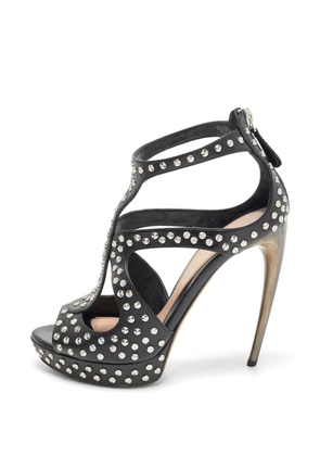 Alexander McQueen Pre-Owned studded cage sandals - Black