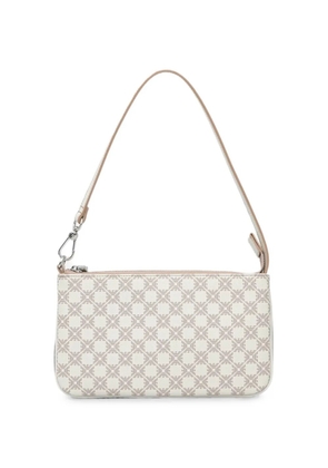 Emporio Armani monogram-print shoulder bag - Neutrals