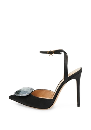Gianvito Rossi Jaipur crystal-embellished pumps - Black