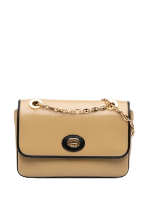 Gucci Pre-Owned 2016-2026 Small Calfskin Marina Chain shoulder bag - Neutrals