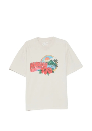 Melt graphic-print T-shirt - Neutrals