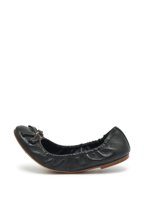 Louis Vuitton Pre-Owned perforated Monogram ballet flats - Black