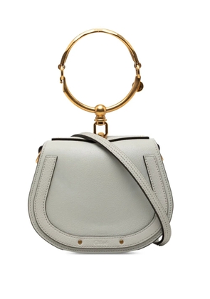 Chloé Pre-Owned 2018 Small Leather Nile Bracelet satchel - Grey
