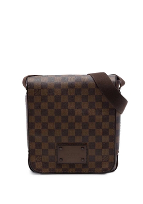 Louis Vuitton Pre-Owned 2010 Damier Ebene Brooklyn PM crossbody bag - Brown