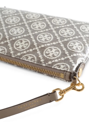 Tory Burch monogram-pattern shoulder bag - Grey