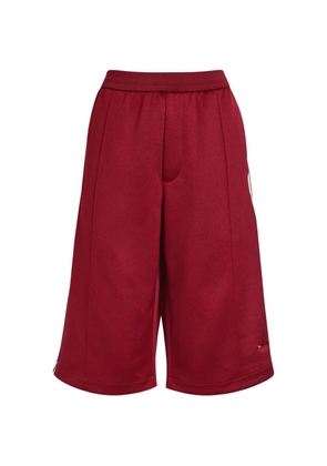 adidas logo-embroidered knee-length shorts
