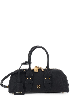PINKO small Escape leather tote bag - Black