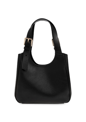 Furla small Dora buckle-detail leather tote bag - Black
