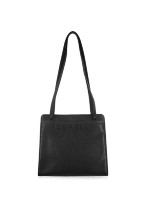 CHANEL Pre-Owned 1998 Caviar leather shoulder tote bag - Black