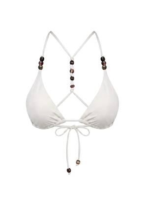 Nicholas Rita bikini top - ivory - White