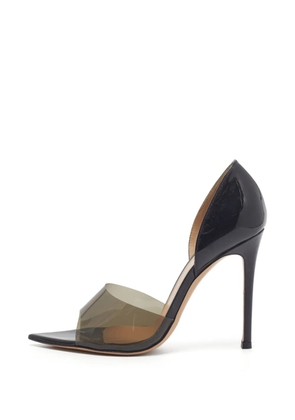 Gianvito Rossi Bree transparent panel pumps - Black