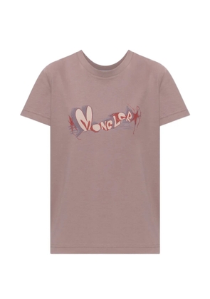 Moncler logo-print T-shirt - Pink