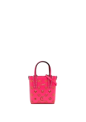 Christian Louboutin Pre-Owned 2015-2026 Mini Perforated Calfskin Loubinthesky North South Cabata satchel - Pink