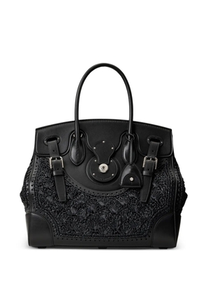 Ralph Lauren Collection Soft Ricky 33 braided tote bag - Black