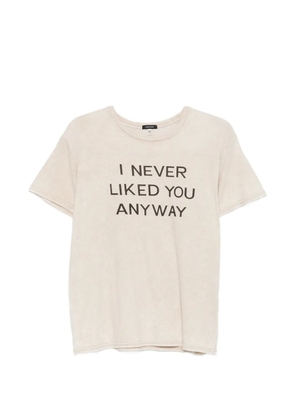 R13 I Never Liked You Boy T-shirt - Neutrals