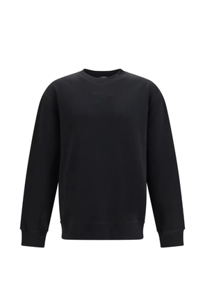 Balmain logo-embroidered sweatshirt - Black