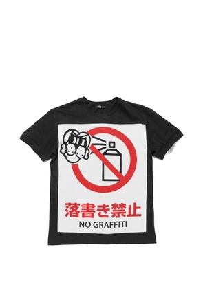CHITO graphic-print T-shirt - Black