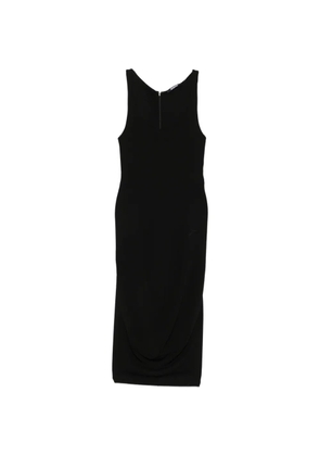 Jacquemus scoop-neck sleeveless midi dress - Black