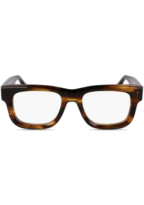 Victoria Beckham Eyewear square-frame glasses - Brown