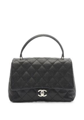 CHANEL Pre-Owned 2006-2008 quilted leather handbag - Black