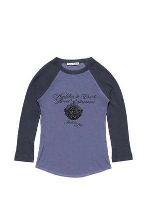Acne Studios jersey T-shirt with logo - Blue