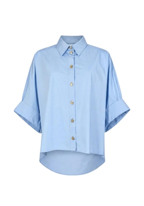 LIU JO button-up short-sleeve shirt - Blue