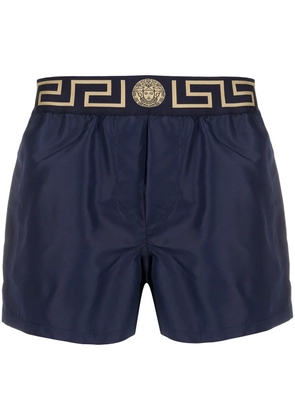 Versace Greca Border swim shorts - Blue