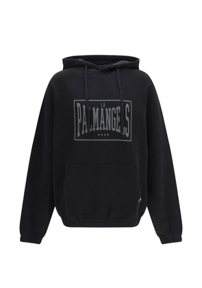 Palm Angels logo-print loose-fit hoodie - Black
