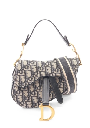 Christian Dior Pre-Owned 2010s Oblique jacquard Saddle mini tote bag - Neutrals