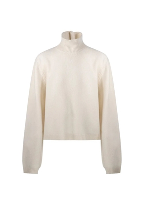 Róhe ribbed-knit high-neck sweater - Neutrals
