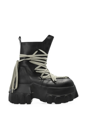 Rick Owens Megalace Mega Tractor boots - Black