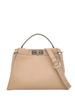 Fendi Pre-Owned 2010-2025 Medium Leather Peekaboo Iconic satchel - Brown
