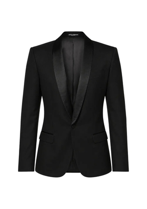 Dolce & Gabbana shawl-lapel single-breasted blazer - Black