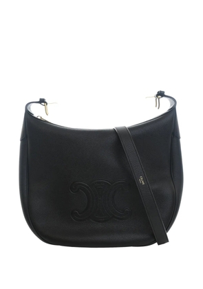 Celine Pre-Owned 2024 Medium Supple Grained Calfskin Heloise shoulder bag - Black