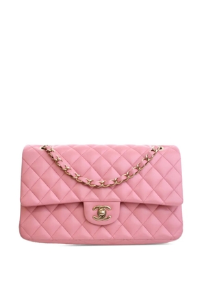 CHANEL Pre-Owned 2021-2026 Medium Classic Lambskin Double Flap shoulder bag - Pink