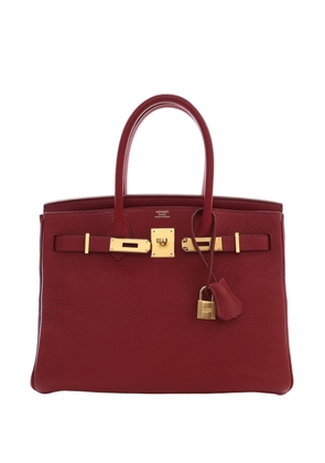 Hermès Pre-Owned 2014 Togo Birkin Retourne 30 handbag - Red