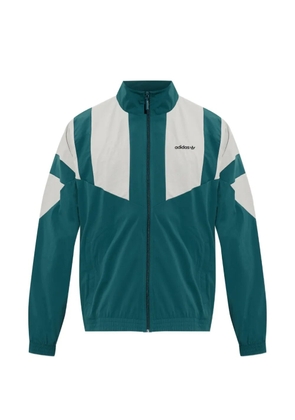 adidas logo-print panelled jacket - Green