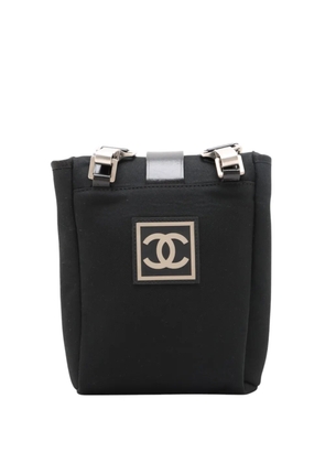 CHANEL Pre-Owned 2002-2003 Sport Line Canvas crossbody bag - Black