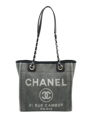 CHANEL Pre-Owned 2012 Mini Canvas Deauville tote bag - Grey