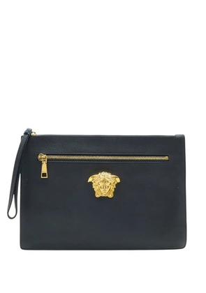 Versace Pre-Owned 2010-2026 Large La Medusa Palazzo Leather clutch bag - Black