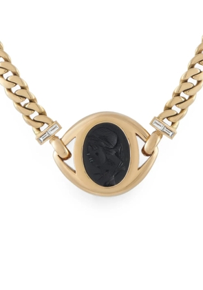 Bvlgari Pre-Owned Intaglio diamond necklace - Gold