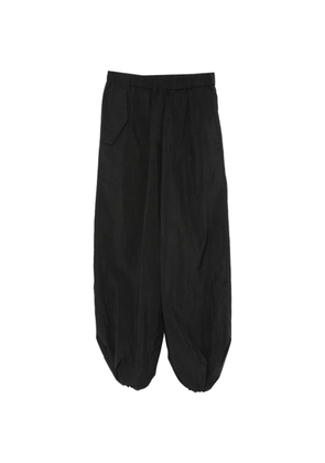 A.M.G. drawstring-hem track pants - Black