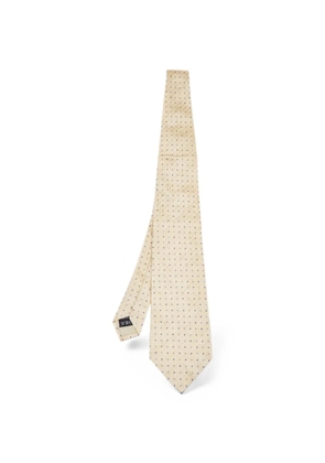Dunhill pointed tie - Yellow