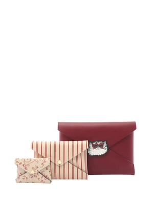 Louis Vuitton Pre-Owned 2025 × Grace Coddington Kirigami Pochette clutch bag - Red