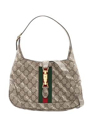 Gucci Pre-Owned 2016-2026 Balenciaga The Hacker Project Small GG Supreme Web Jackie 1961 crossbody bag - Neutrals