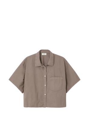 American Vintage Bailow short-sleeved shirt - Brown
