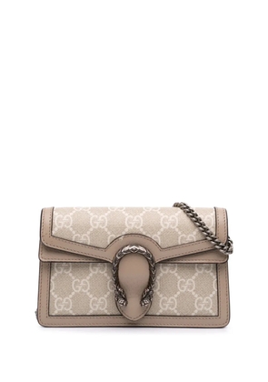 Gucci Pre-Owned 2016-2026 Mini GG Supreme Dionysus crossbody bag - Neutrals